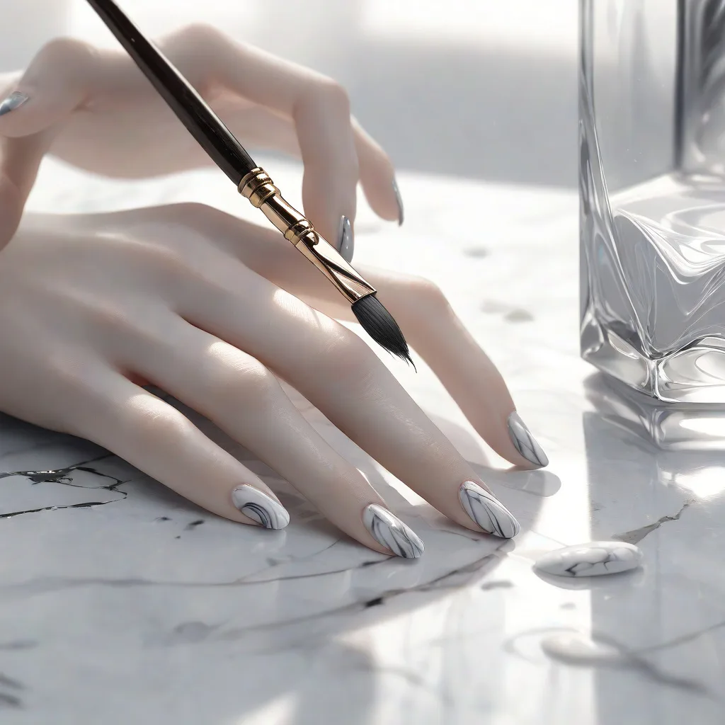 Create Stunning Marble Nails at Home with This Easy Tutorial