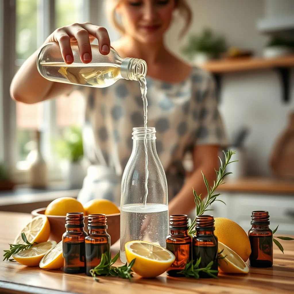 DIY Natural Cleaning Products with Essential Oils