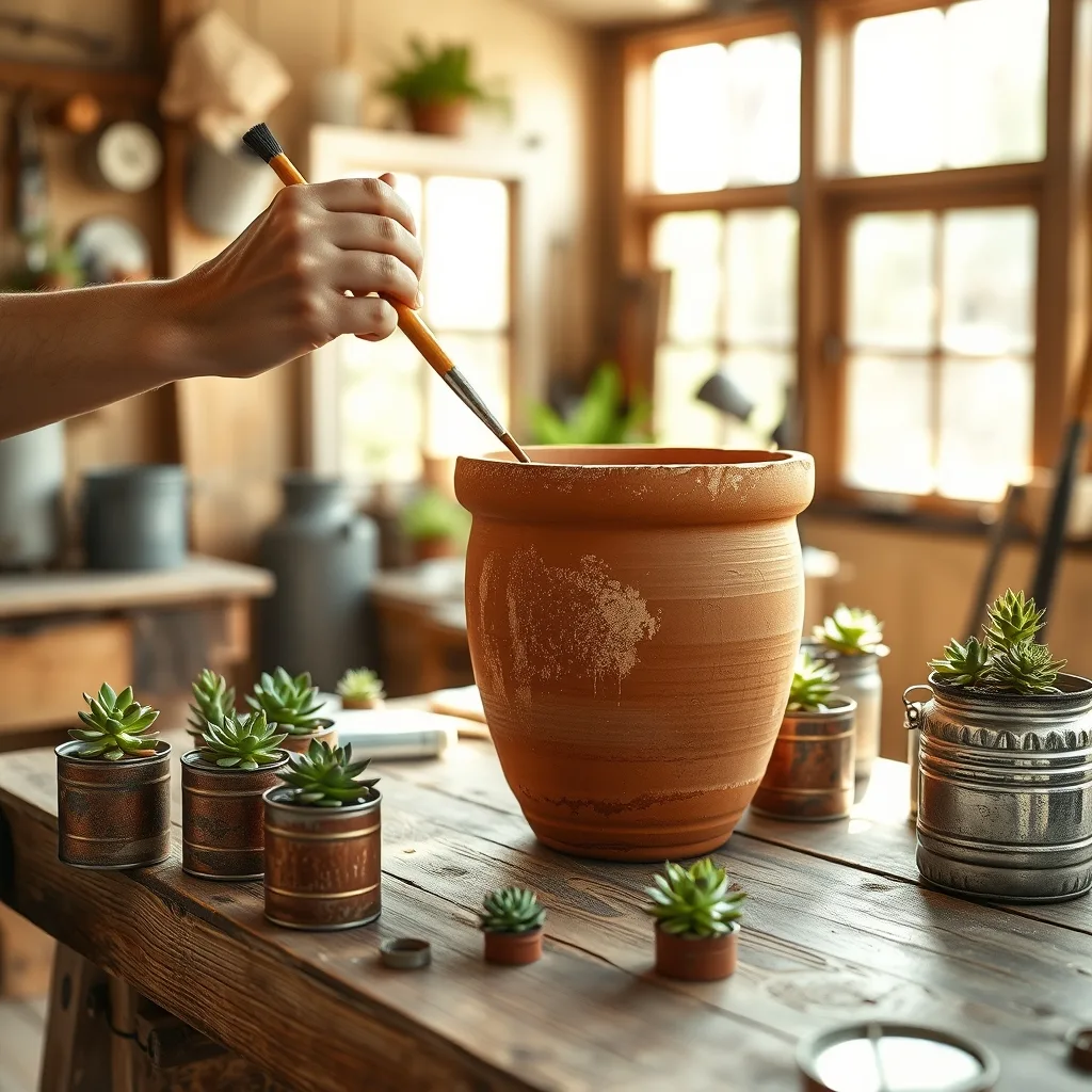 DIY Plant Pot Recycling Ideas
