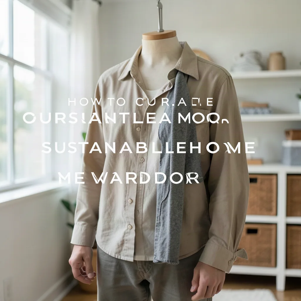 How to Curate a More Sustainable Home Wardrobe