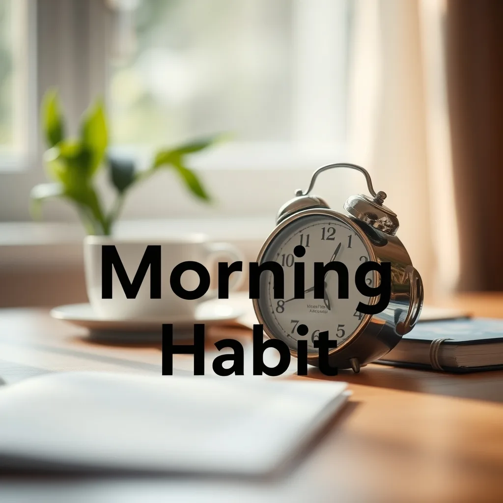 How to Develop a Consistent Morning Habit