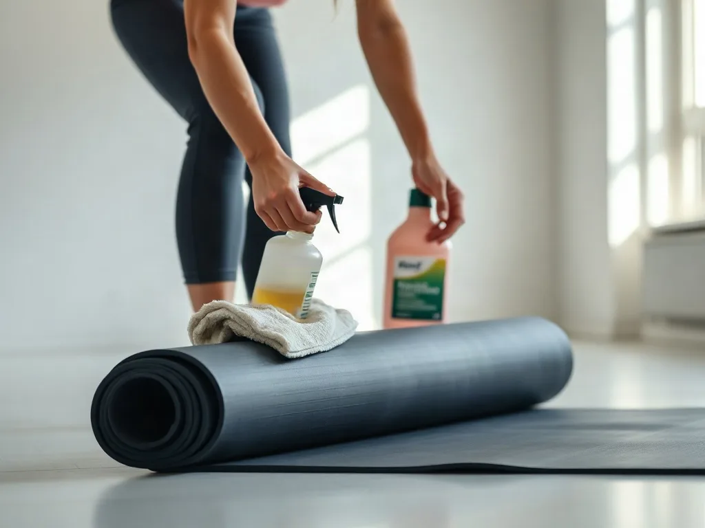 How to Safely Clean Your Yoga Equipment