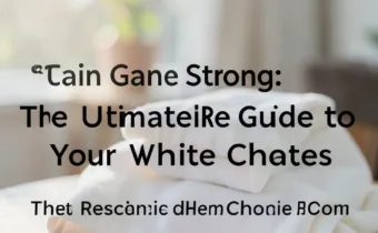 Stain Game Strong: The Ultimate Guide to Rescuing Your White Clothes