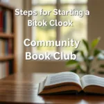 Steps for Starting a Community Book Club