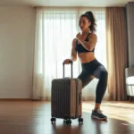 The Genius Travel Workout You Can Do With Just Your Luggage
