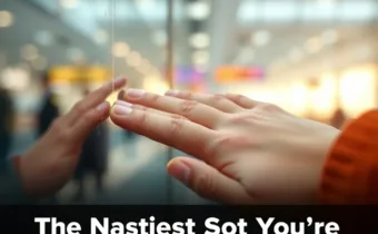 The Nastiest Spot You’re Definitely Touching at Every Airport
