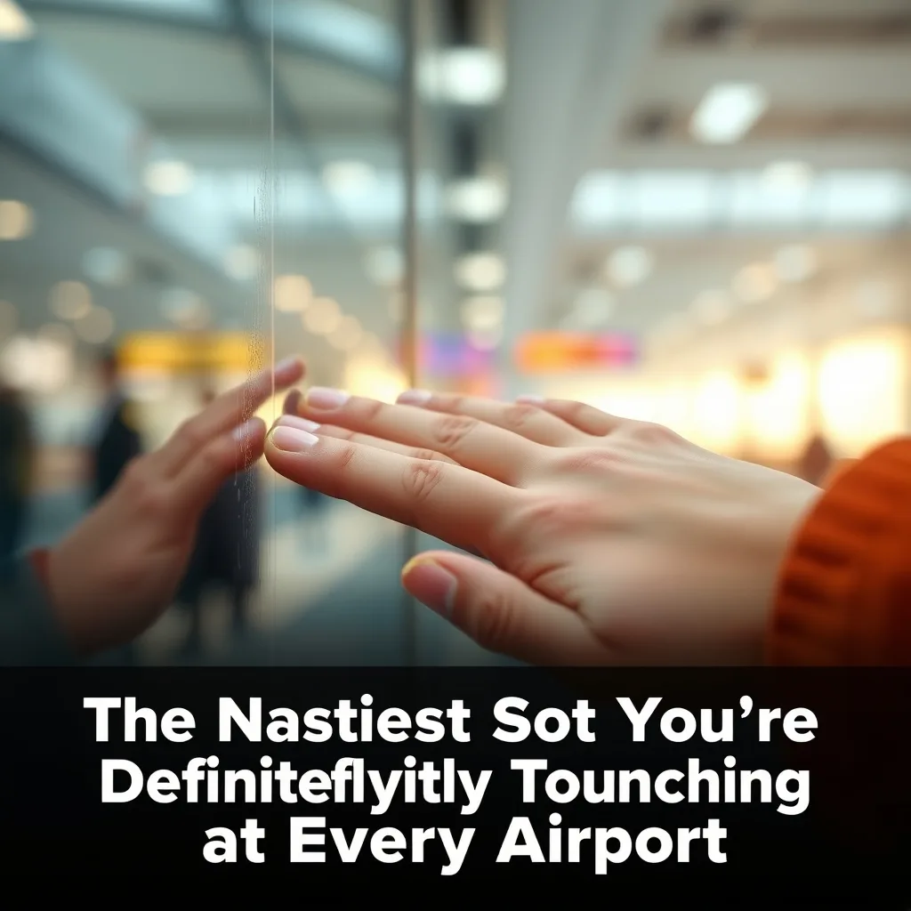 The Nastiest Spot You’re Definitely Touching at Every Airport