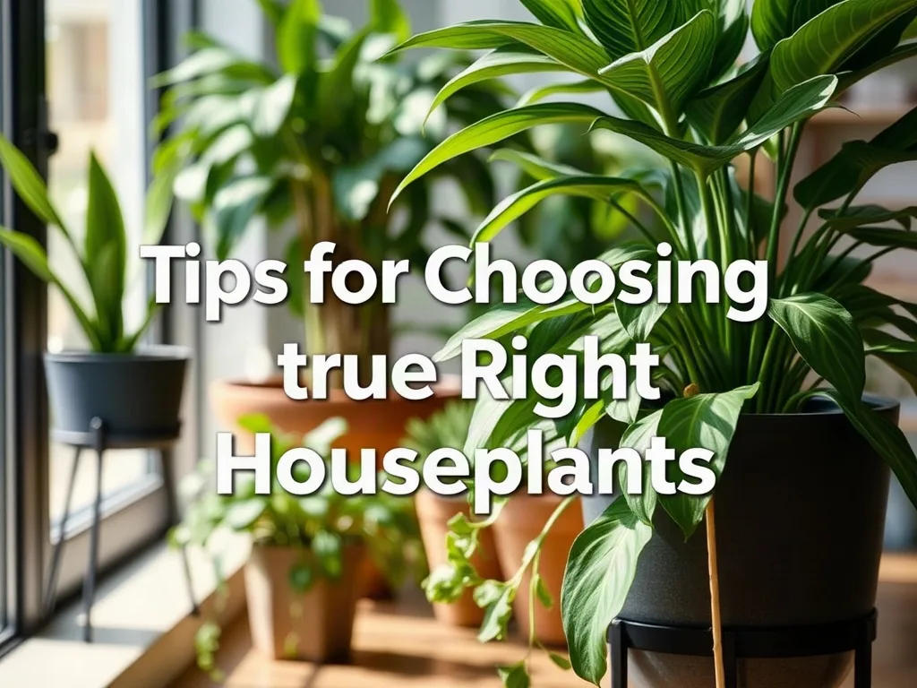 Tips for Choosing the Right Indoor Houseplants
