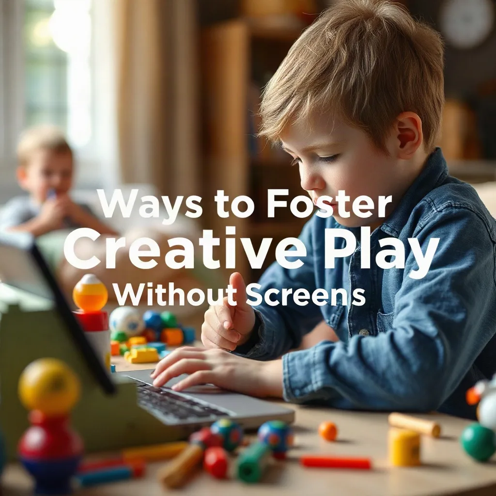 Ways to Foster Creative Play Without Screens